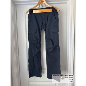 Women's Black Cargo Pants